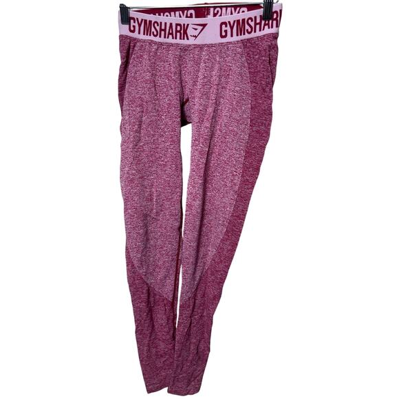 Gymshark Dark Ruby Flex Leggings Womens Sz XS - Picture 1 of 5